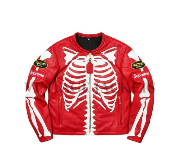 leather jacket skeleton leather jacket with skeleton