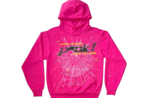 spider pink hoodie