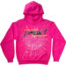 spider pink hoodie