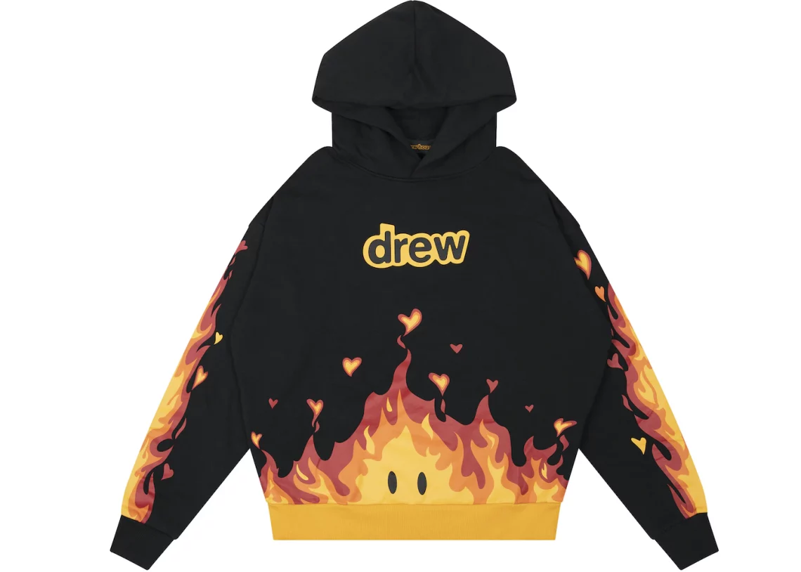 drew-house-fire-hoodie-black